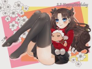 Fate Stay Night Celebra El Cumplea Os De Rin Tohsaka Somoskudasai