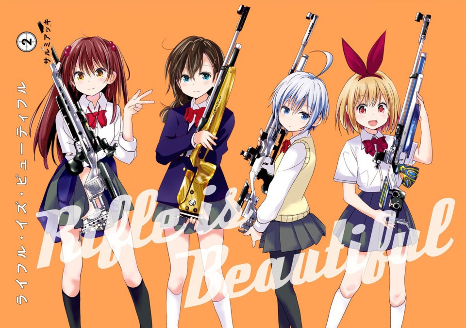 Rifle is Beautiful”, mangá com meninas que amam armas, ganha adaptação em  anime