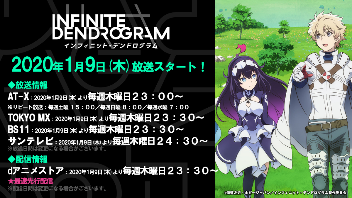 Se reveló la fecha de estreno para el anime Infinite Dendrogram - Mundo Shu...