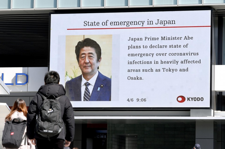 Declaración de Kyodo News en Japón, sobre la posibilidad del estado de emergencia por Coronavirus en Japón.