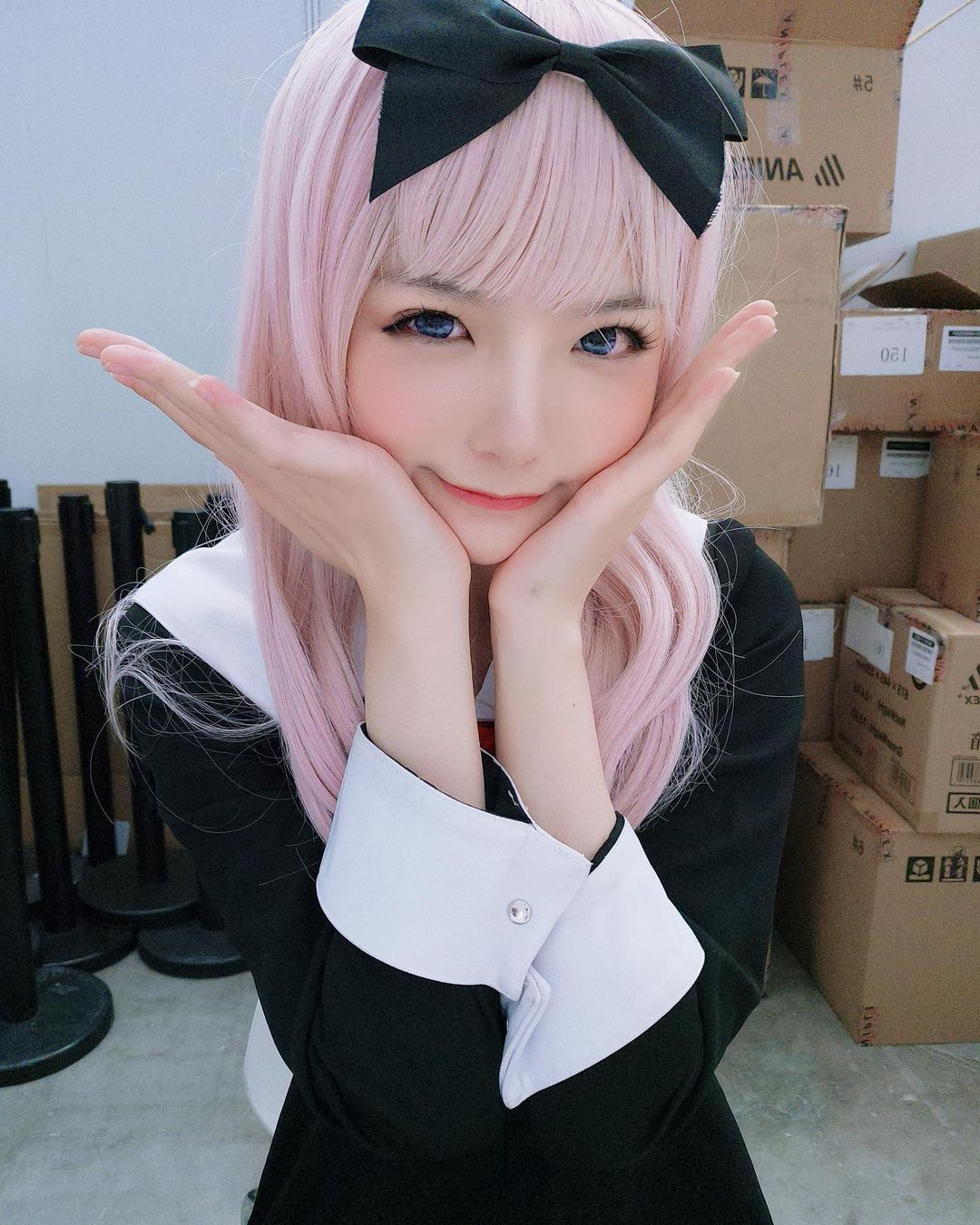 Kaguya Sama Love Is War Sakura Gun Hizo Un Cosplay De Chika Kudasai