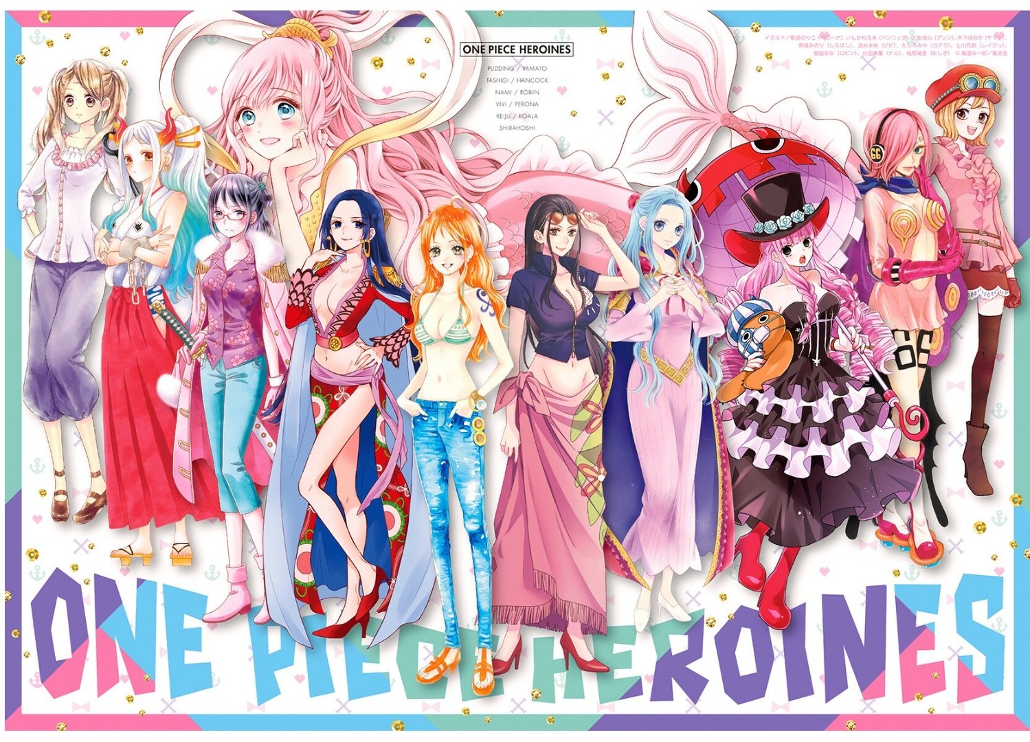 Las Chicas De One Piece Fueron Dibujadas Con Un Nuevo Estilo Kudasai