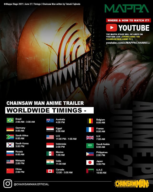Chainsaw Man: horario y dónde ver el episodio 12