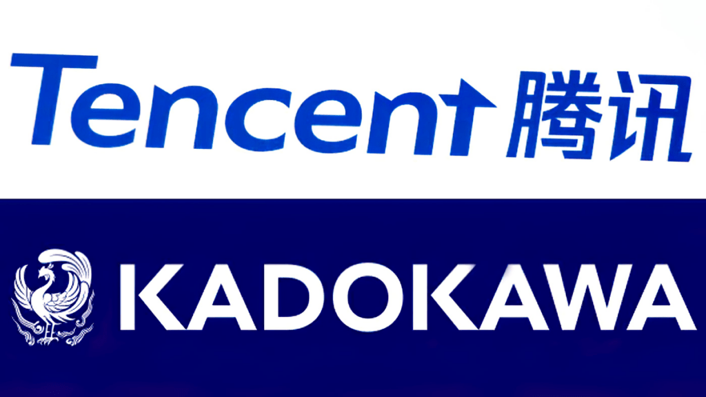 La compañía china Tencent Holdings se vuelve el tercer mayor accionista de Kadokawa