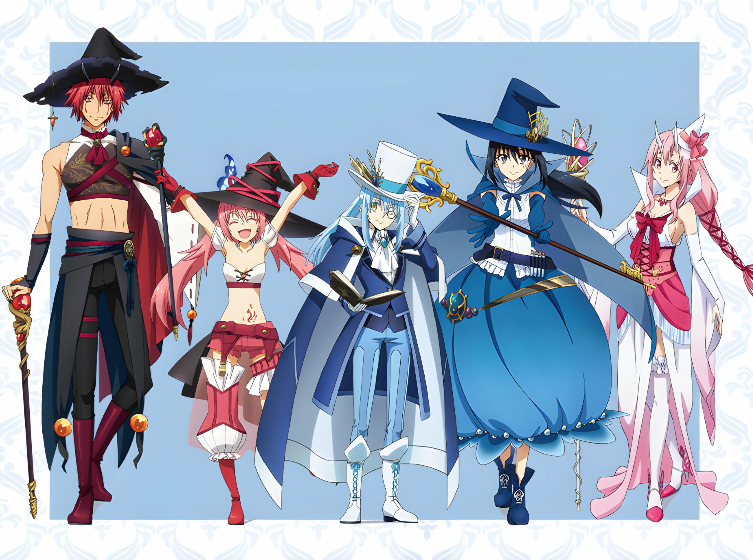 Los personajes de TenSura se visten de hechiceros para nuevos productos