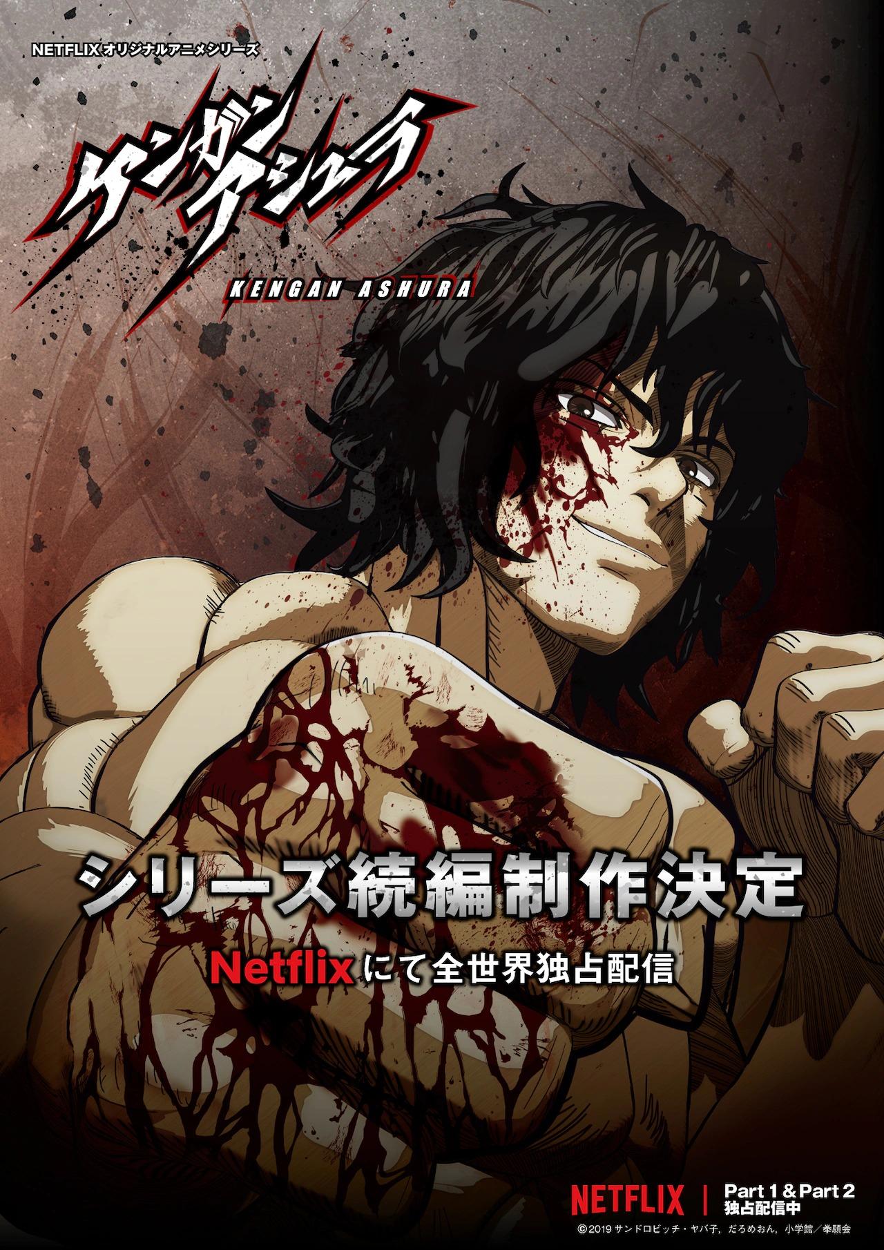 Netflix: Kengan Ashura tercera temporada, Anime