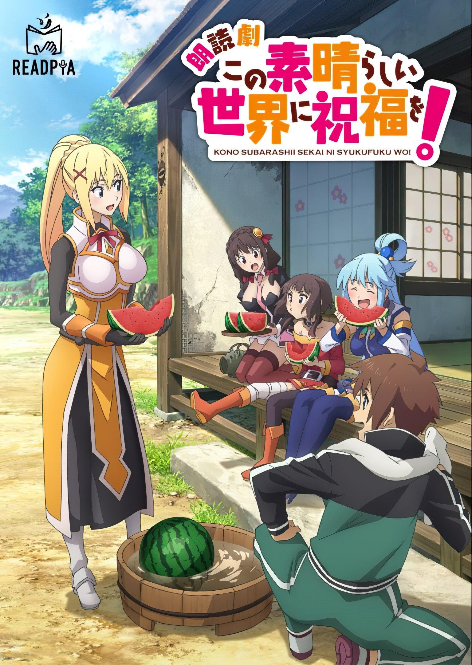 KonoSuba: 3ª temporada e animê de 'Bakuen' são anunciados