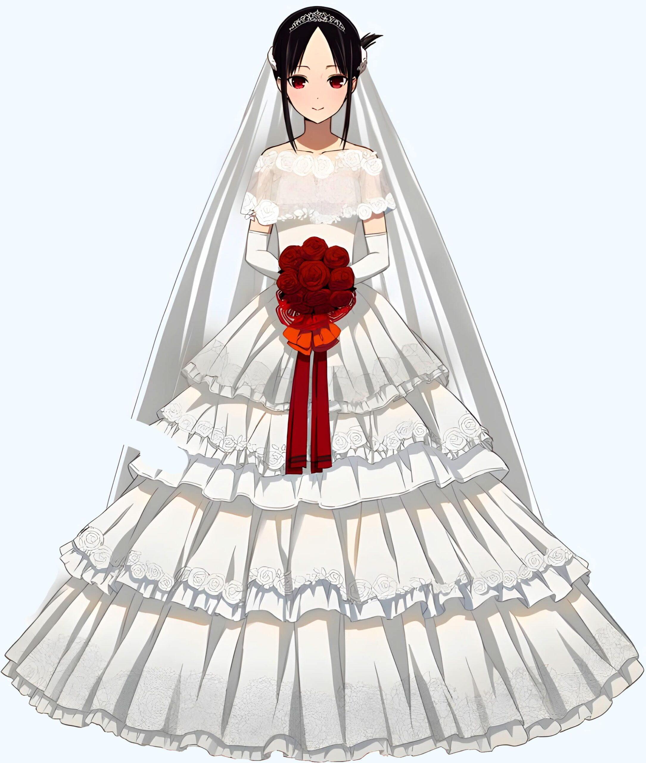 Kaguya-sama: Las chicas se visten de novias para nuevos productos — Kudasai