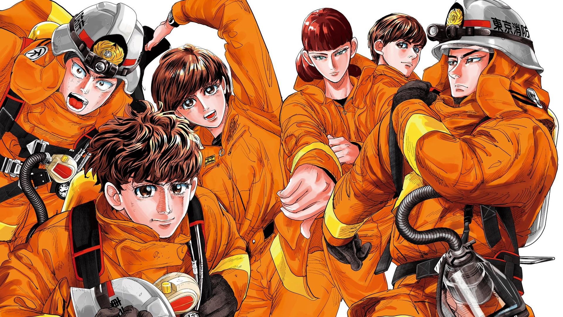 Fire fighter manga