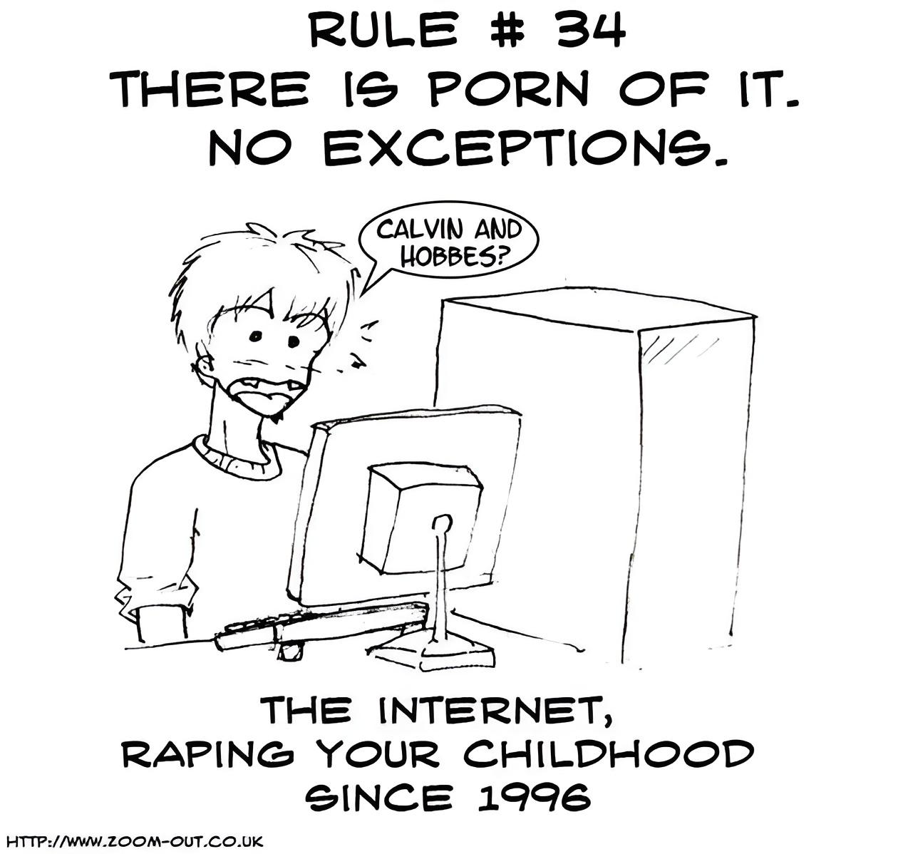 Cual es la regla 34 del internet